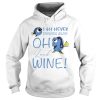 I am never drinking again oh look wine funny fish shirt