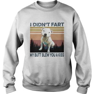 I didnt fart my butt blew you a kiss dog vintage shirt 2