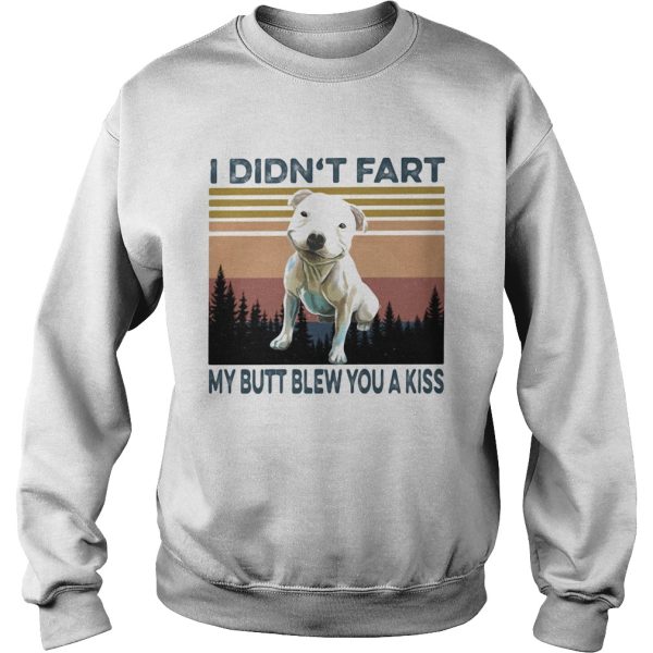 I didnt fart my butt blew you a kiss dog vintage shirt