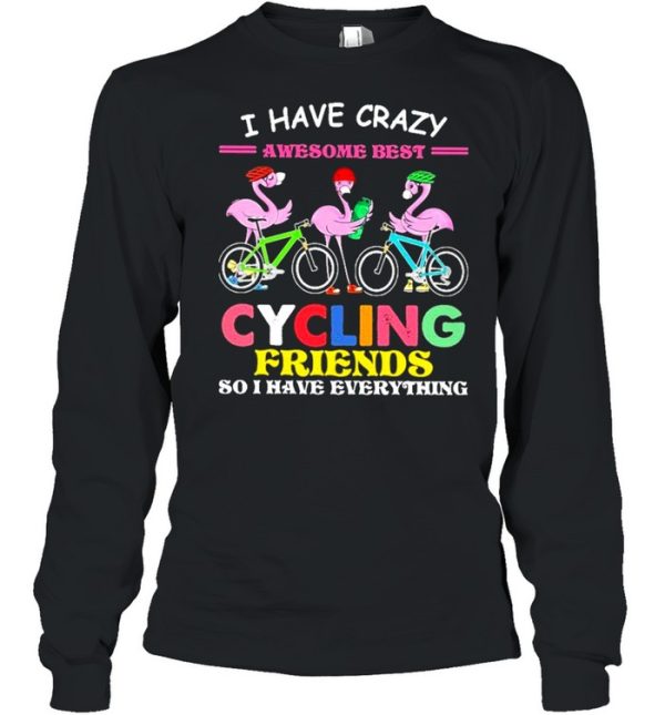 I have crazy awesome best cycling friends so I have everything t-shirt