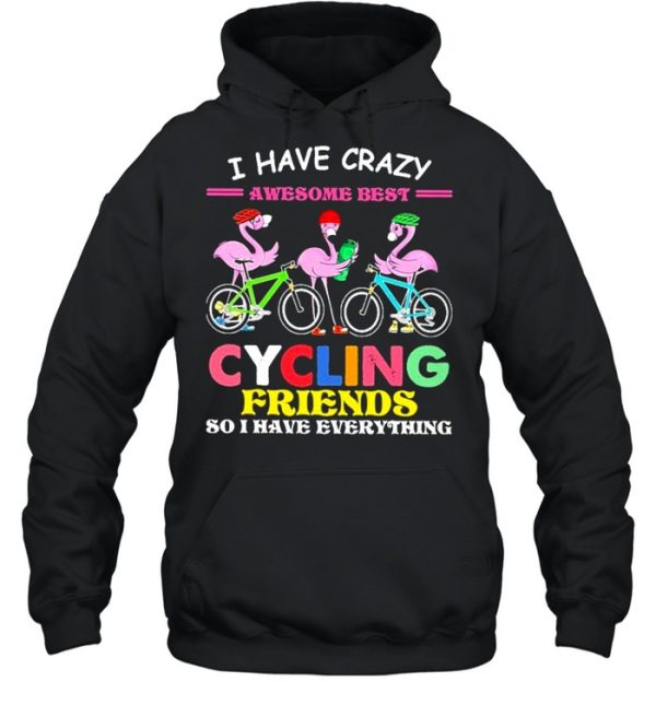 I have crazy awesome best cycling friends so I have everything t-shirt