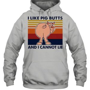 I like pig butts and I cannot lie vintage shirt 3