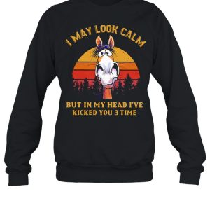 I may look calm but in my head I've killed you 3 time vintage shirt 2