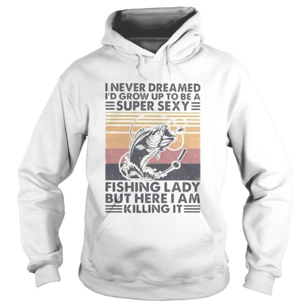 I never dreamed Id grow up to be a super sexy fishing lady but here i am killing it vintage retro