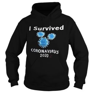 I survived coronavirus 2020 black shirt 1