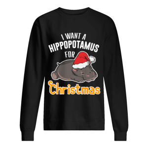 I want a Hippopotamus for Christmas shirt 2