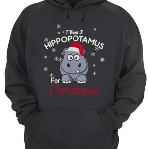 I want a Hippopotamus for Christmas shirt 3