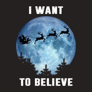 I want to believe in Santa T shirt 2