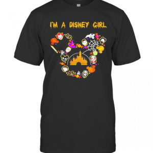 I’M A Disney Girl Mickey Mouse Happy Halloween T-Shirt