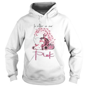 IN OCTOBER WE WEAR PINK ELEPHANT PUMPKIN BREAST CANCER AWARENESS shirt 1