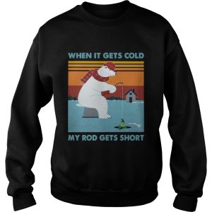 Ice Fishing When It Gets Cold My Rod Gets Short Panda Funny shirt 3