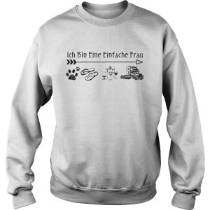 Ich Bin Eine Einfache Frau Dogs Wine Flip Flop TShirt 3