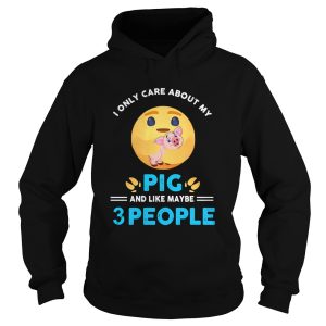 Icon I only care about my paw pig and like maybe 3 people shirt