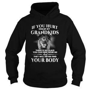 If You Hurt One Of My Grandkids There Is No Place You Can Hide From Me shirt