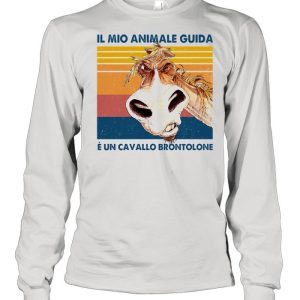 Il Mio Animale Guida E Un Cavallo Brontolone Vintage Shirt