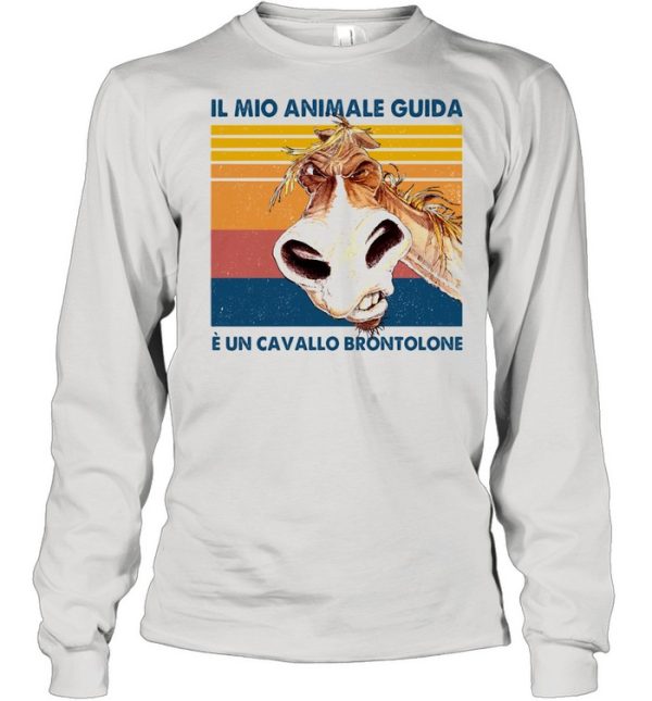 Il Mio Animale Guida E Un Cavallo Brontolone Vintage Shirt