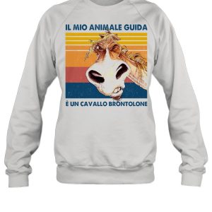 Il Mio Animale Guida E Un Cavallo Brontolone Vintage Shirt