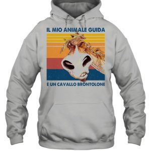 Il Mio Animale Guida E Un Cavallo Brontolone Vintage Shirt 3