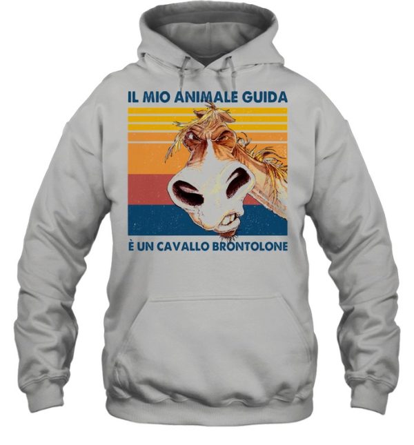 Il Mio Animale Guida E Un Cavallo Brontolone Vintage Shirt