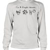 I’m A Simple Woman Chicken Dog Paw And Potted Flower shirt