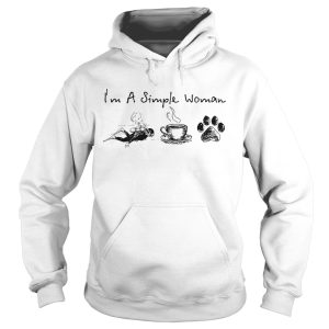 Im A Simple Woman Dive Coffee Dog shirt 1