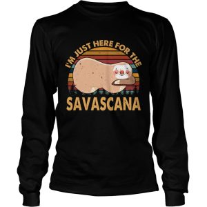 Im Just Here For The Savasana Vintage TShirt 2