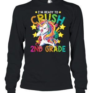 Im Ready To Crush 2nd Grade Baby Unicorn Shirt 1