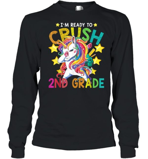 I’m Ready To Crush 2nd Grade Baby Unicorn Shirt