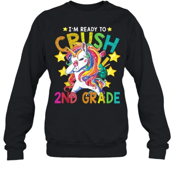 I’m Ready To Crush 2nd Grade Baby Unicorn Shirt