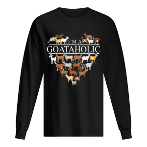 Im a goataholic heart t shirt 1