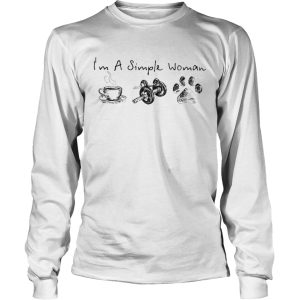 Im a simple woman coffee dogs shirt 2