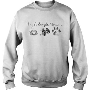 Im a simple woman coffee dogs shirt 3