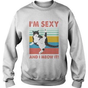 Im sexy and I meow it vintage retro shirt 2