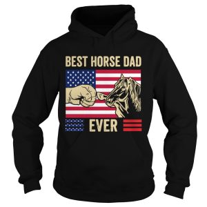 Independence Day America Flag Best Horse Dad Ever shirt 1