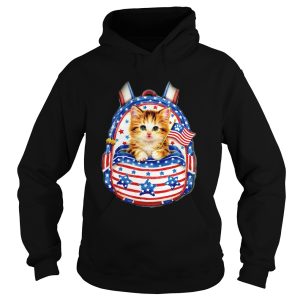 Independence day flag USA cat bag shirt 1