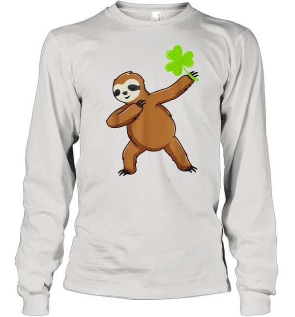 Irish Leprechaun Dabbing Sloth St Patrick’s Day Green shirt