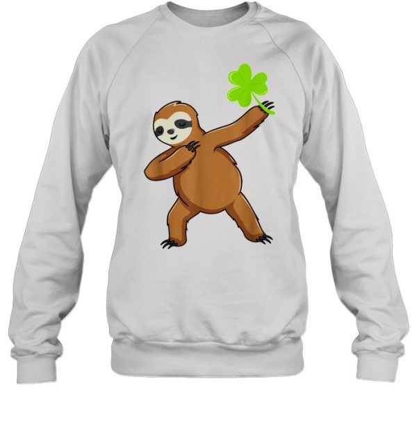 Irish Leprechaun Dabbing Sloth St Patrick’s Day Green shirt