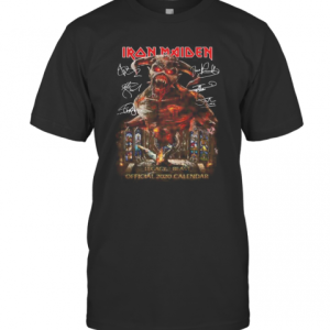 Iron Maiden Legacy Beast Official 2020 Calendar Signature T-Shirt