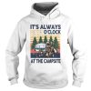 Its Always Beer Oclock At The Campsite Camping Bear Vintage shirt