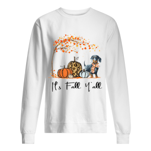 Its Fall Yall Dachshund T shirts 2