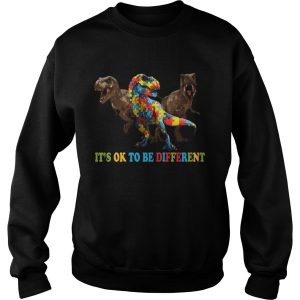 Its Ok To Be Different Autism Dinosaur shirt