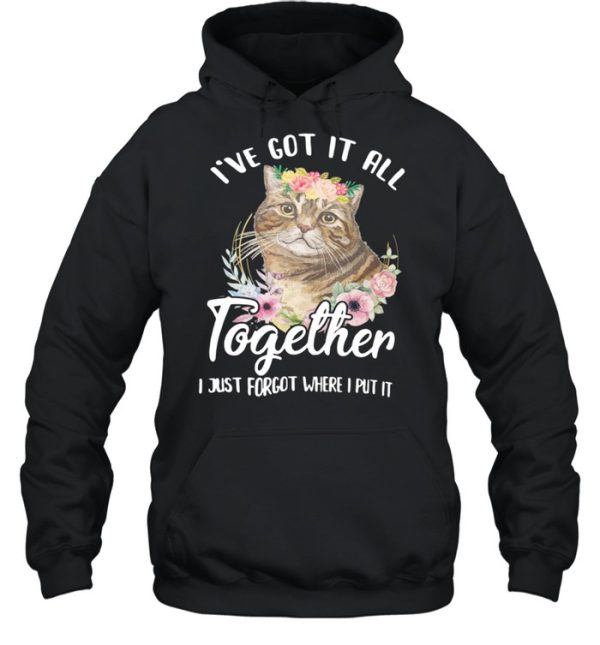 I’ve Got It All I Just Forgot Where I Put It Cat shirt