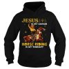 JESUS IS MY SAVIOR HORSE RIDING IS MY THERAPY LADY shirt