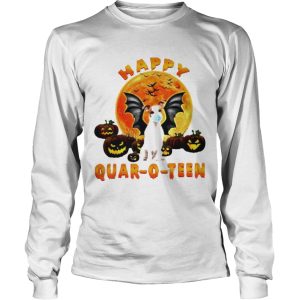 Jack Russell Terrier Dog Happy Quar O Teen Pumpkin shirt