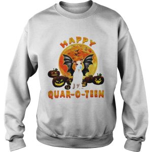 Jack Russell Terrier Dog Happy Quar O Teen Pumpkin shirt 3