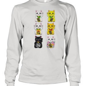 Japanese Lucky Maneki Neko Cats Shirt