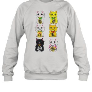 Japanese Lucky Maneki Neko Cats Shirt