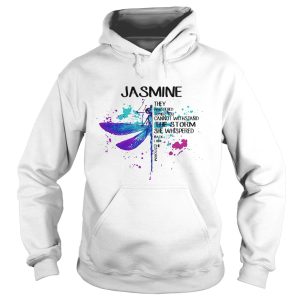 Jasmne They Whispered Cannot Withstand The Storm She Whispered Back I Am The Storm Dragonfly shirt