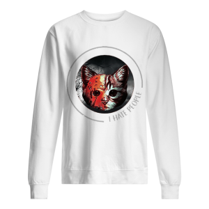 Jason Voorhees And Cat I Hate People shirt 2