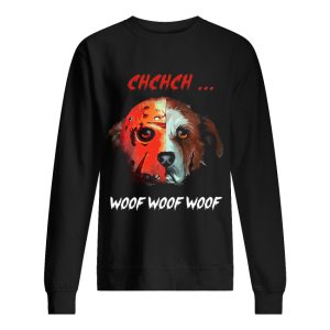 Jason Voorhees dog chchch woof shirt 2